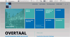 Desktop Screenshot of overtaal.nl